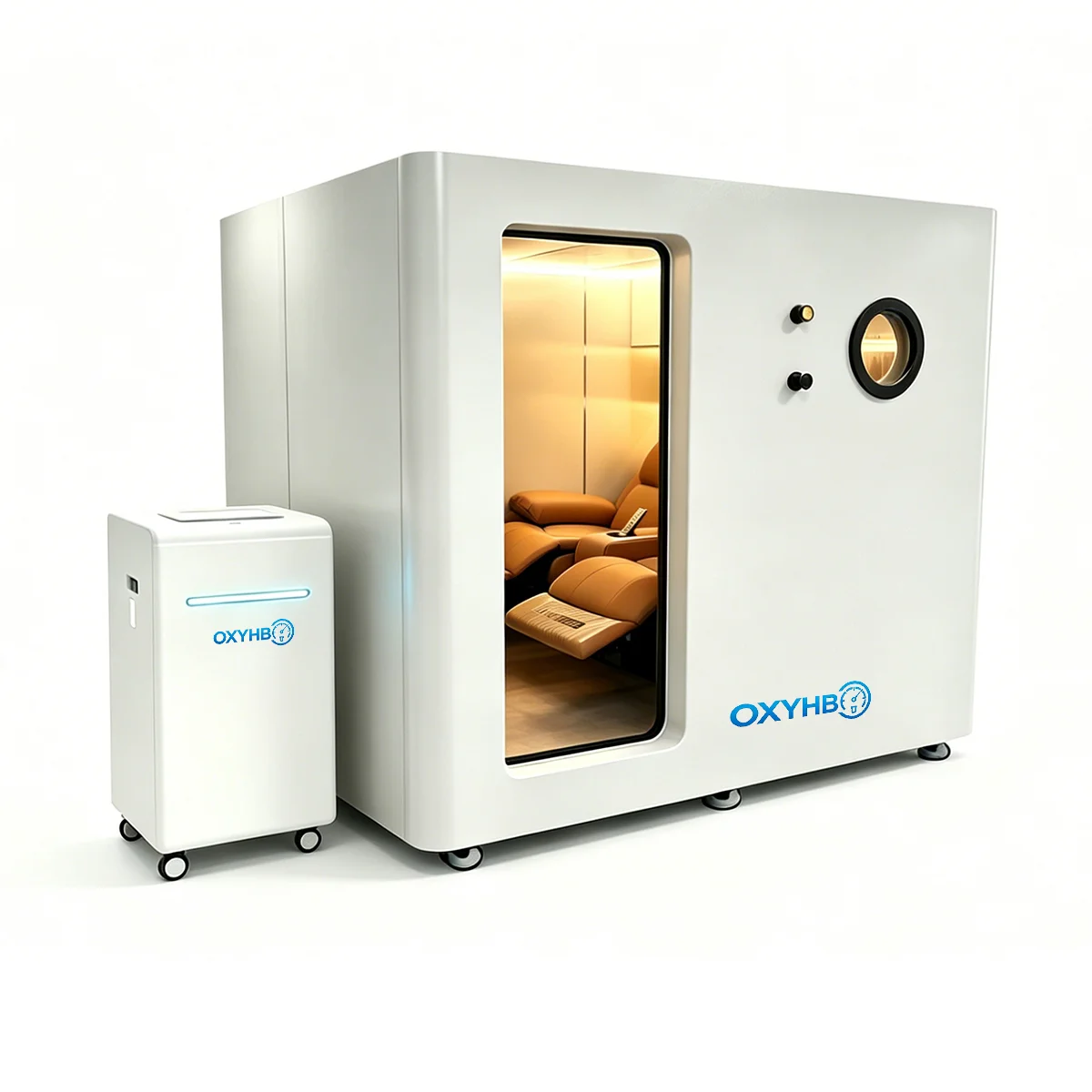 1.5 ATA Multiplace Hard Shell Hyperbaric Chamber for Sale OXYHB
