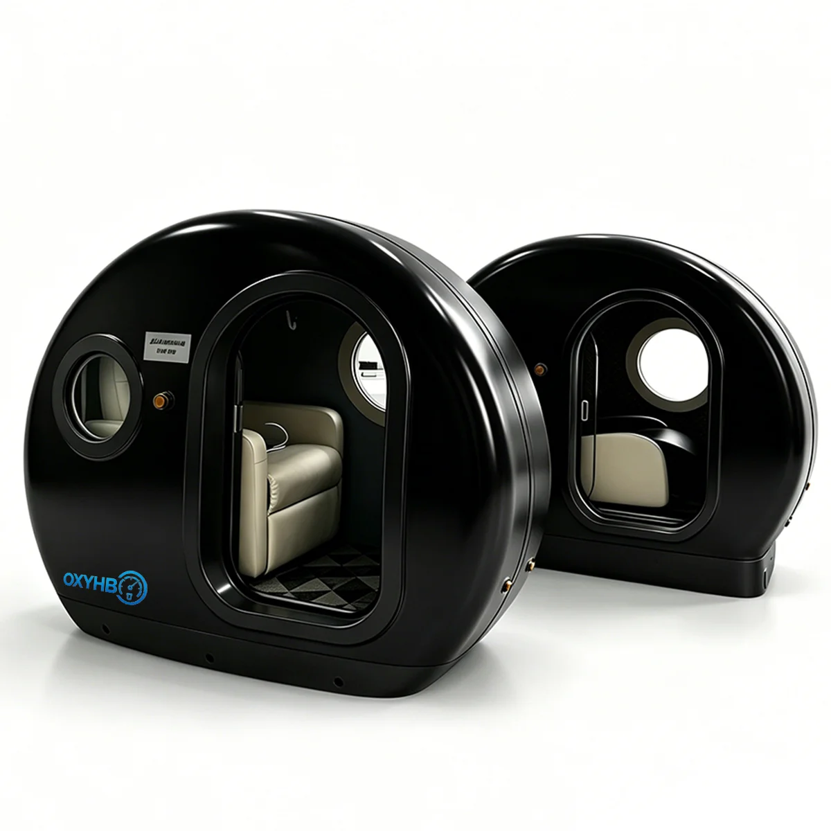2.0 ATA Aluminum Clamshell Hyperbaric Chamber for Sale | OXYHB - Image 2