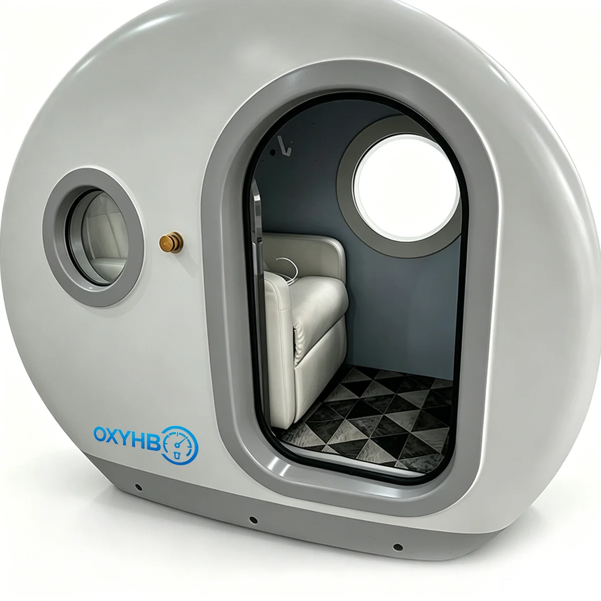 2.0 ATA Aluminum Clamshell Hyperbaric Chamber for Sale | OXYHB - Image 4
