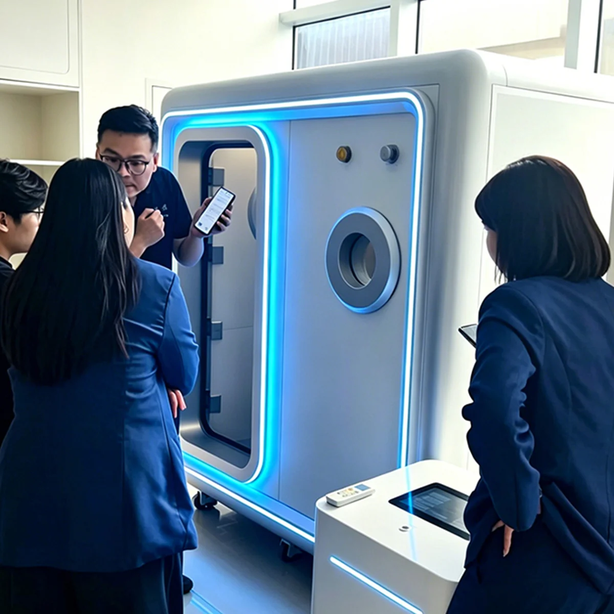 OXYHB 2.0 ATA Hyperbaric Chamber Installation at a Clinic-in Thailand